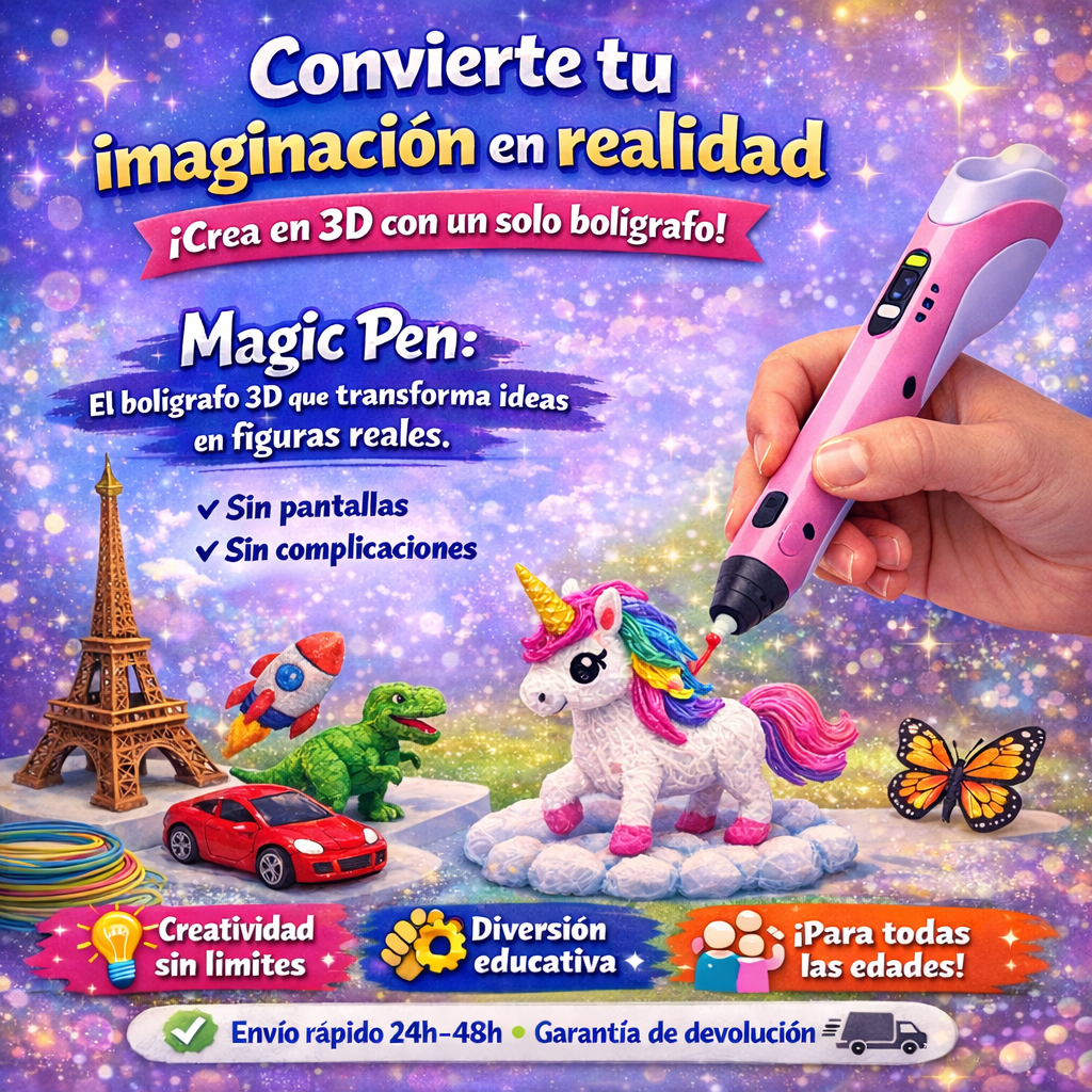 Magic Pen Bolígrafo 3D para impresión de Objetos