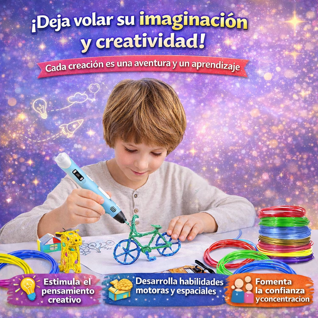 Magic Pen Bolígrafo 3D para impresión de Objetos