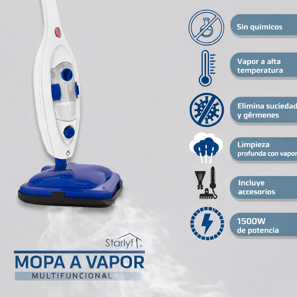 Mopa a vapor multiusos