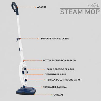 Mopa a vapor multiusos